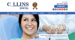 Desktop Screenshot of collinsdentalcare.com